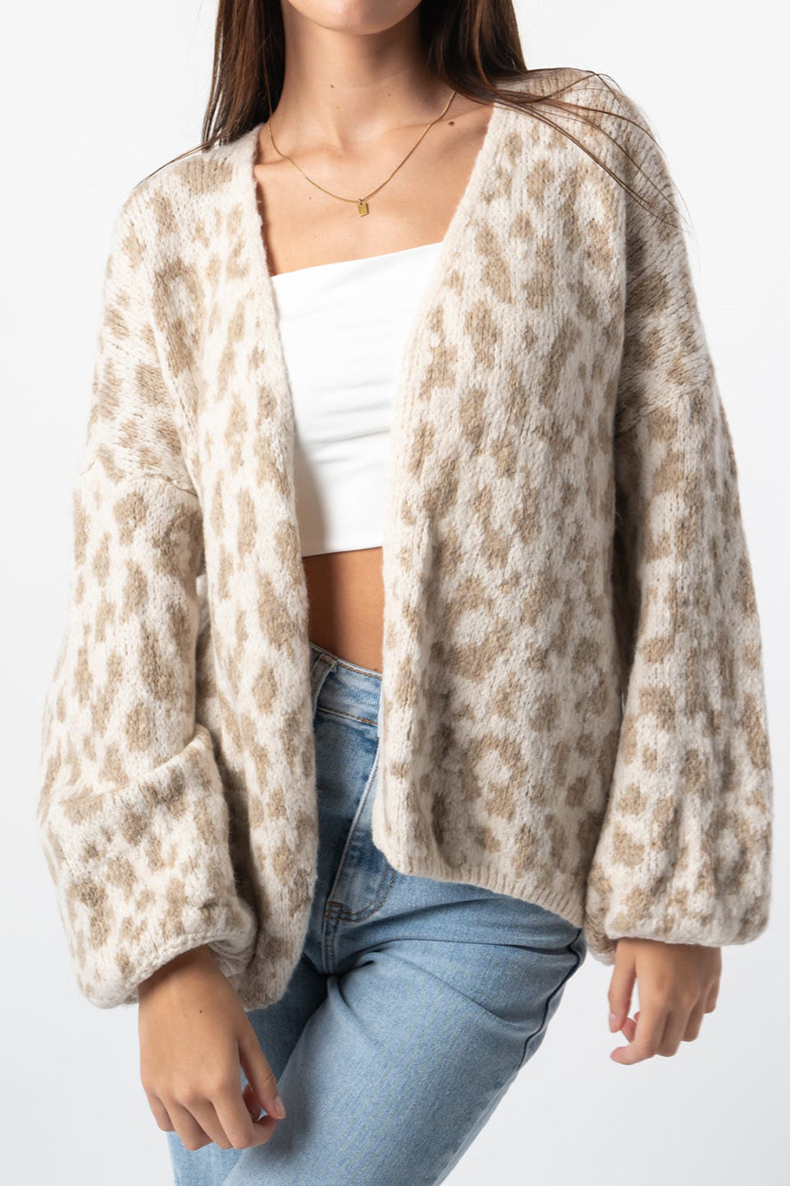 Colorblock Loose Fit Cardigan for Effortless Style and Comfort