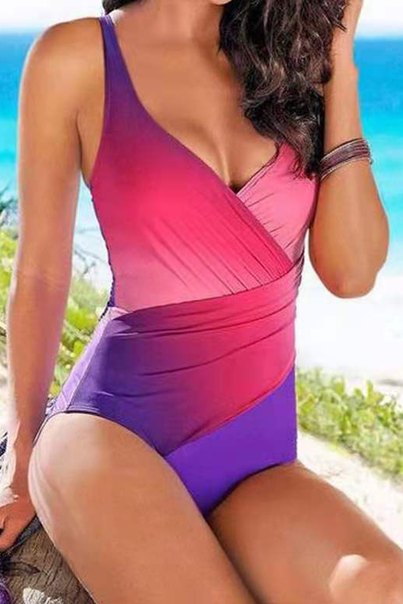 Sexy Color Lump Patchwork Swimwears(3 Colors)  Fashionpara