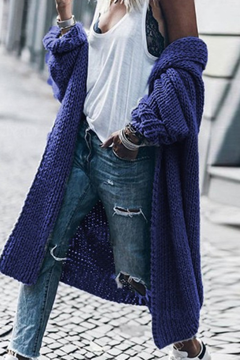 Florcoo Casual Solid Cardigan Sweater in 5 Chic Colors