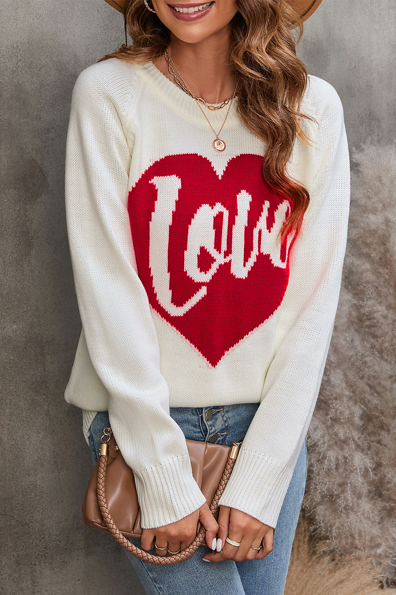 Florcoo Embroidered Patchwork O Neck Sweater for Casual Style