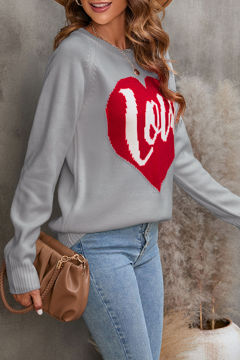 Florcoo Embroidered Patchwork O Neck Sweater for Casual Style