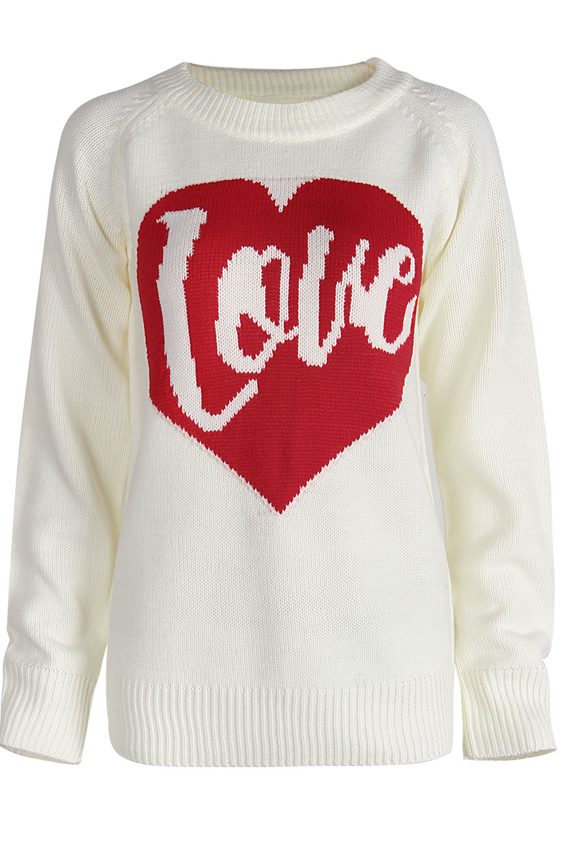 Florcoo Embroidered Patchwork O Neck Sweater for Casual Style