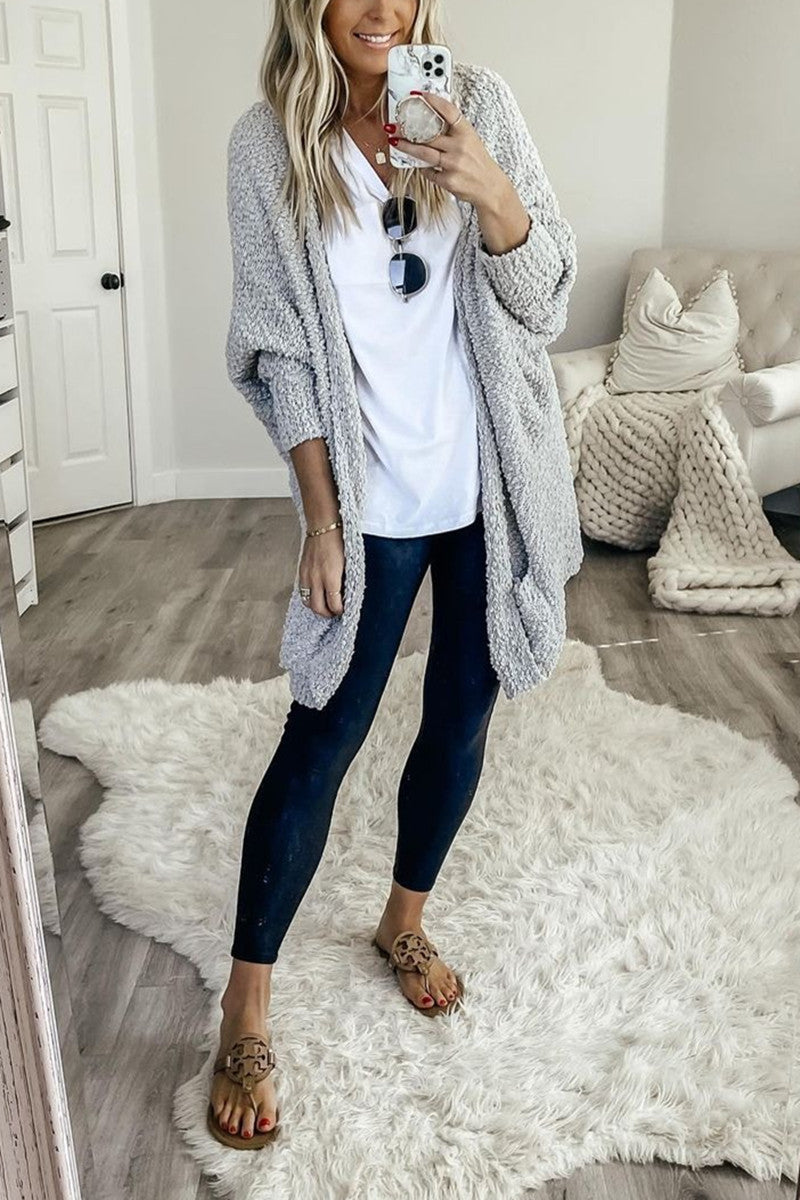 Florcoo Women's Comfy Bat Sleeve Cardigan in 5 Colors