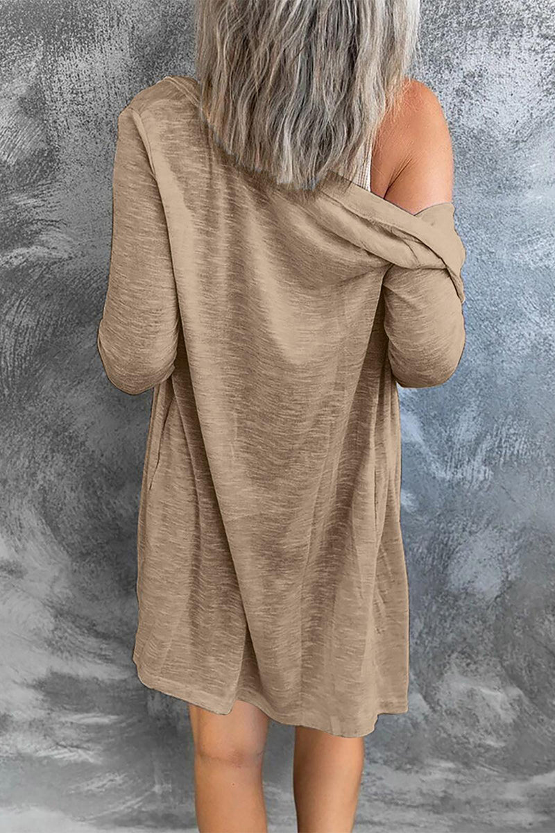 Fashion Solid Buttons O Neck Tops(5 Colors) - Fashionpara