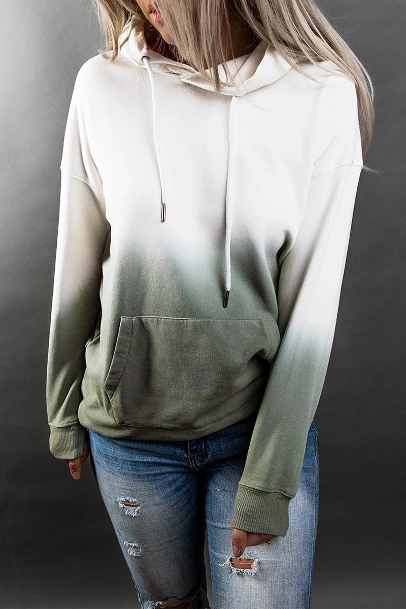 Fashion Sweet Print Pocket Hooded Collar Hoodies(3 Colors) - Fashionpara