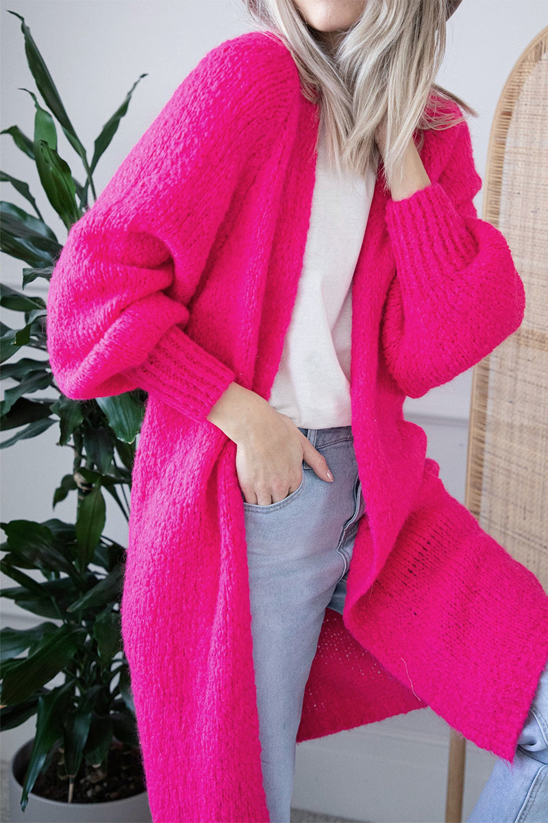 Casual Street Solid Patchwork V Neck Cardigans(5 Colors) - Fashionpara