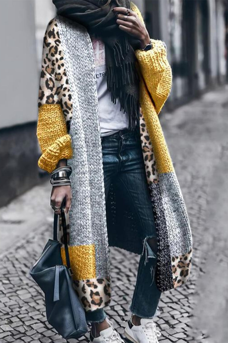 Florcoo Color Block Cardigan for Effortless Everyday Style