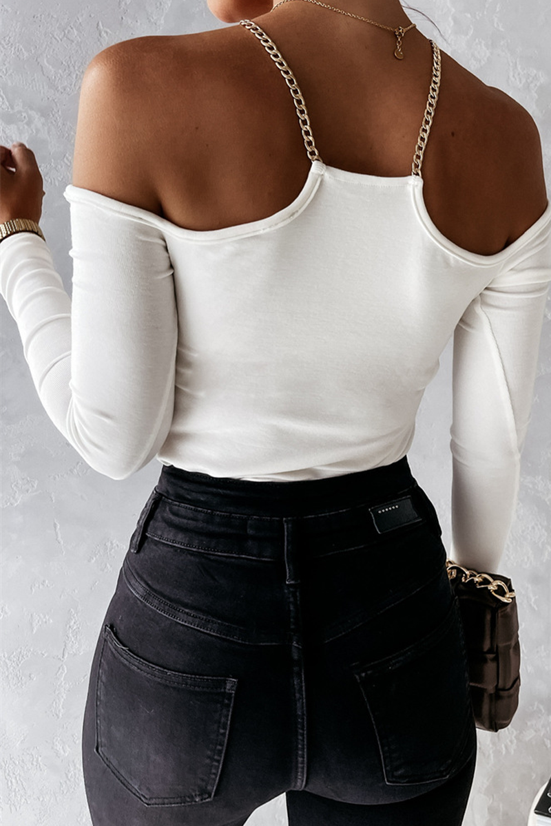 Sexy Solid Chains Halter Tops(3 Colors) - Fashionpara