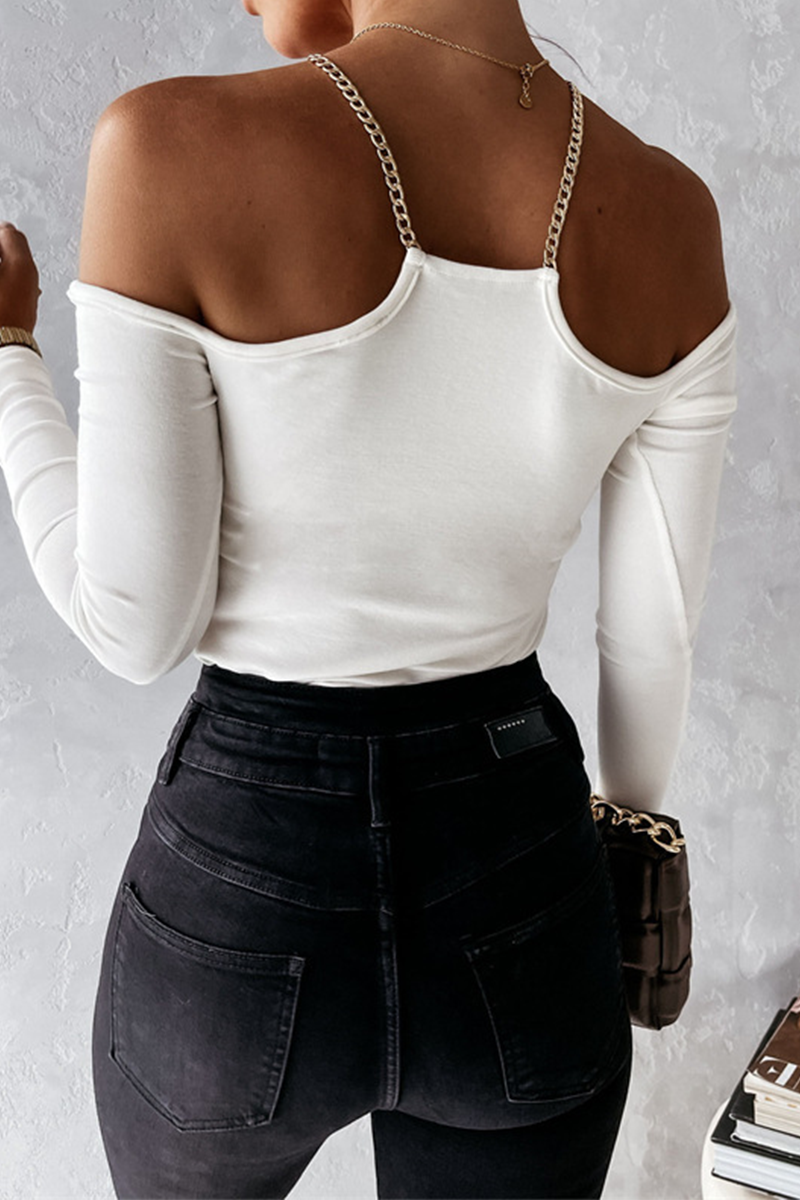 Sexy Solid Chains Halter Tops(3 Colors) - Fashionpara