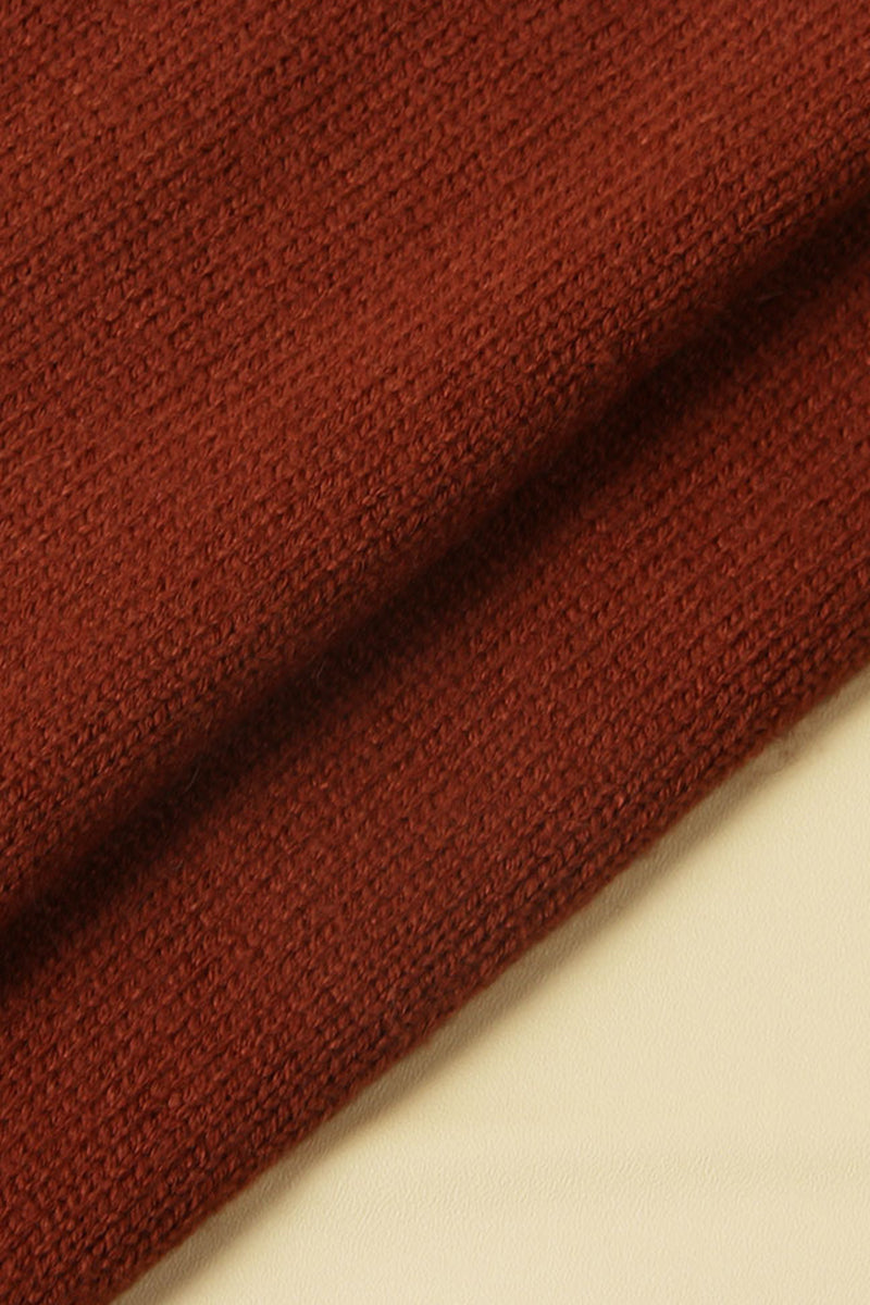 Florcoo British Style Solid Color Cardigan with Pockets