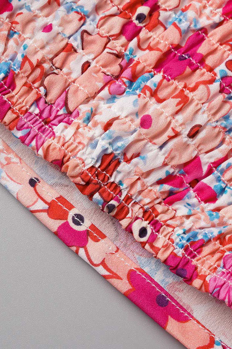 Sweet Elegant Print Printing Off the Shoulder Tops(8 Colors) - Fashionpara