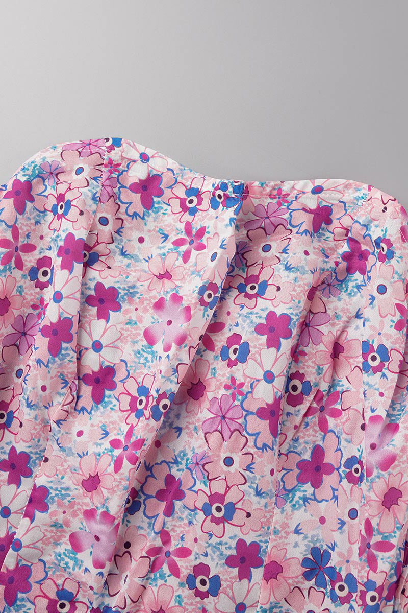 Sweet Elegant Print Printing Off the Shoulder Tops(8 Colors)