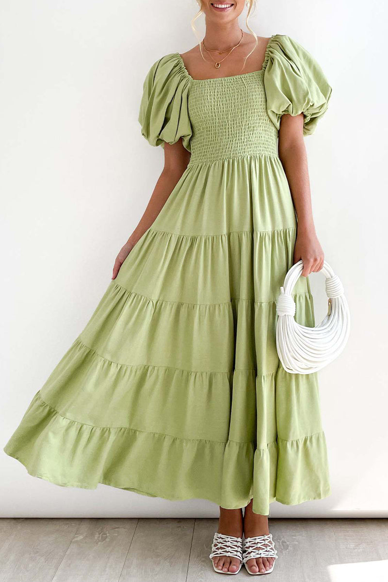 Casual Simplicity Solid Backless Off the Shoulder A Line Dresses(6 Colors) - Fashionpara