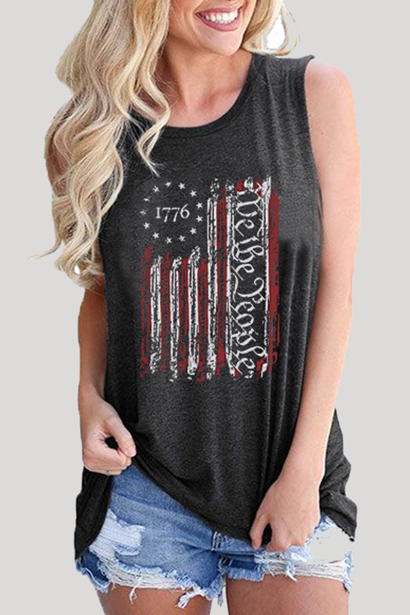 Casual Print Patchwork O Neck Tops(9 Colors) - Fashionpara