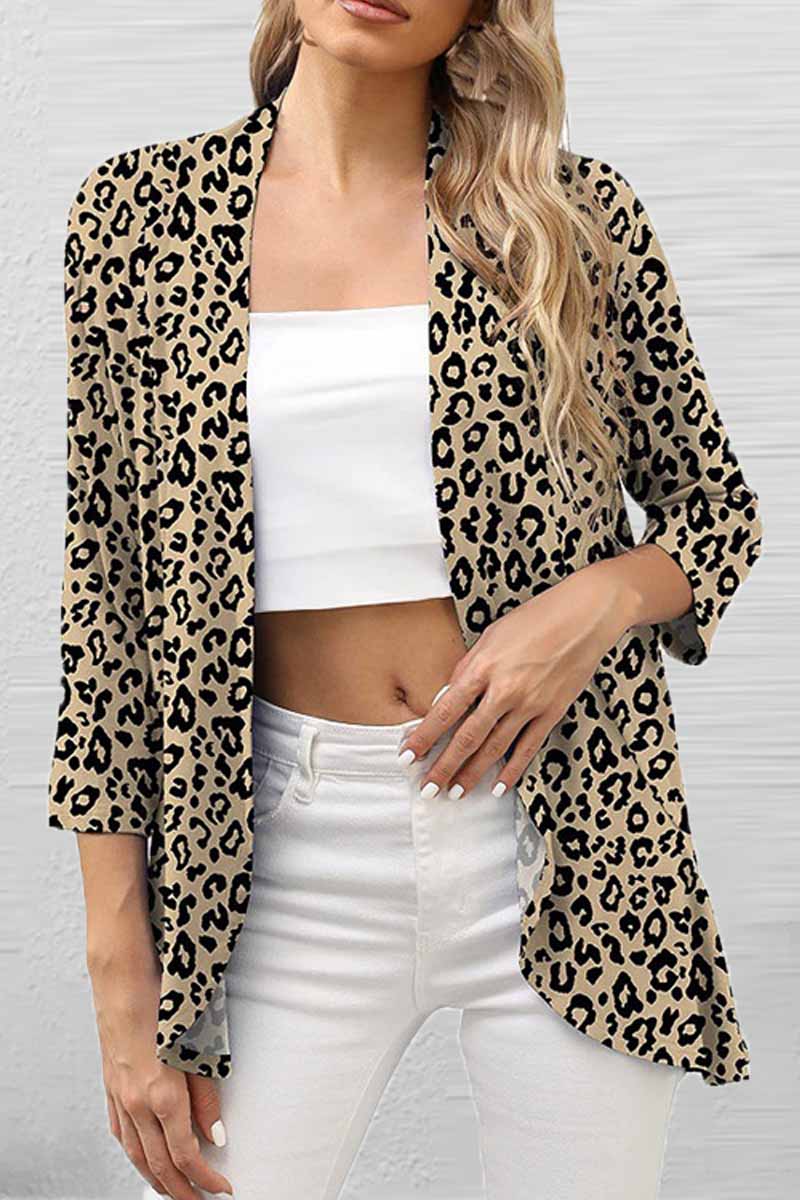 Florcoo Casual Patchwork Cardigan Tops in 11 Colors