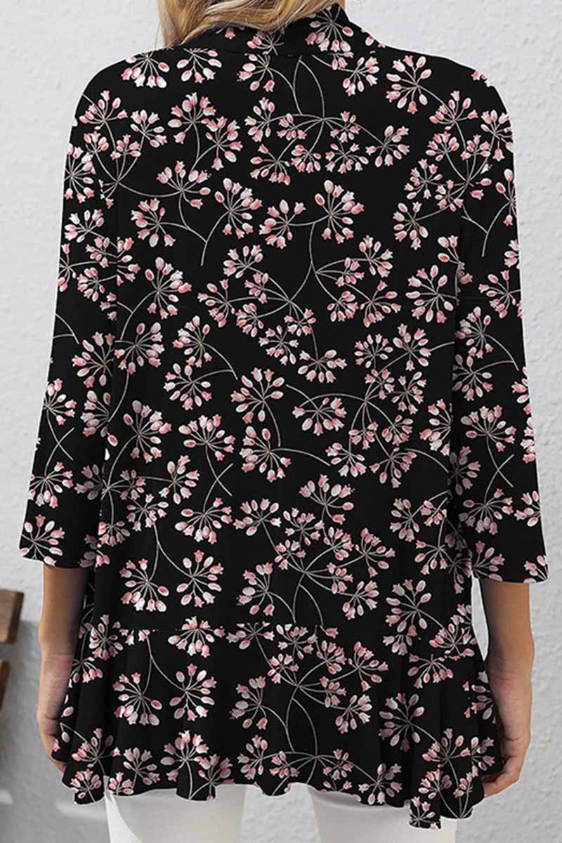 Florcoo Casual Patchwork Cardigan Tops in 11 Colors