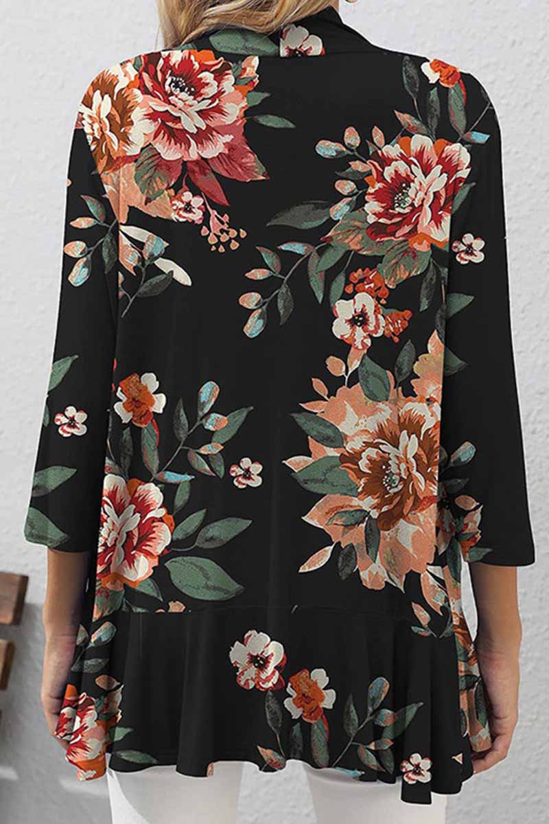 Florcoo Casual Patchwork Cardigan Tops in 11 Colors