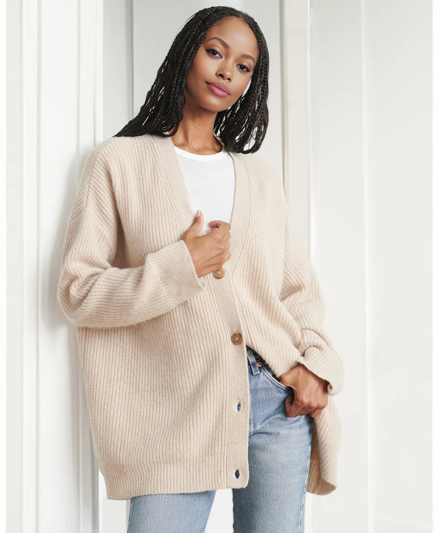Cashmere Cocoon Cardigan 16