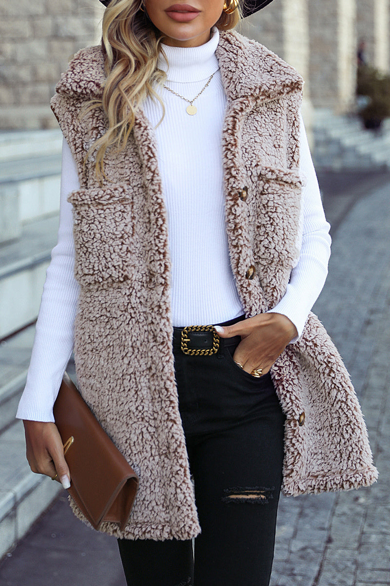 Casual Solid Make Old Buttons Turndown Collar Tops(3 Colors) - Fashionpara