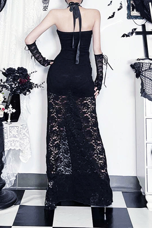 Transparent Long Gothic Dress