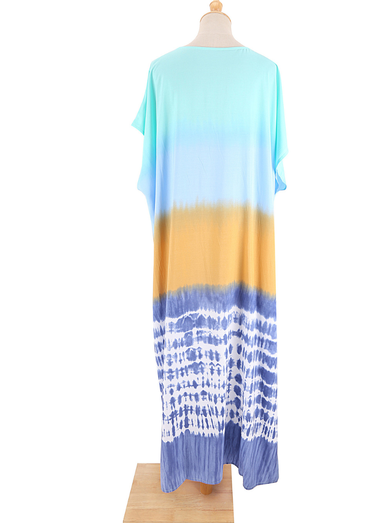 Never Look Back Rayon Stylish Kaftan Dress - Fashionpara