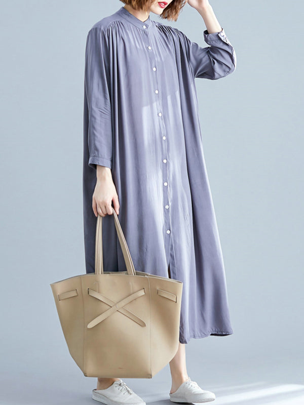 She's All Tiki Midi Shirt Dress - Fashionpara