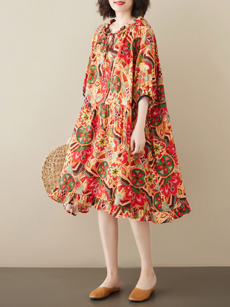 In My Heart bat Sleeve Midi Dress - Fashionpara