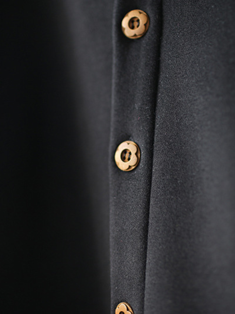 Winter Round Neck Loose Thick Top Coat 7