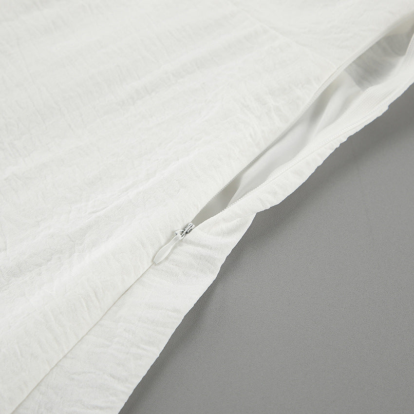 Fae Off Shoulder Dress - White