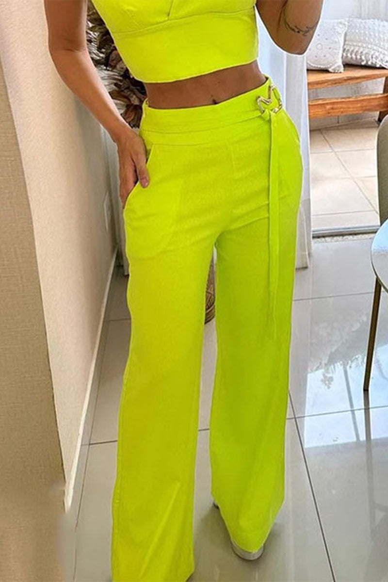 Sexy Simplicity Solid Metal Accessories Decoration Square Collar Sleeveless Two Pieces - Fashionpara