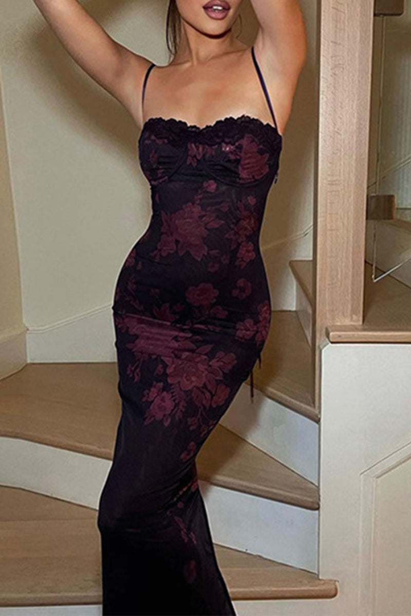 Sexy Solid Patchwork Strapless One Step Skirt Dresses - Fashionpara