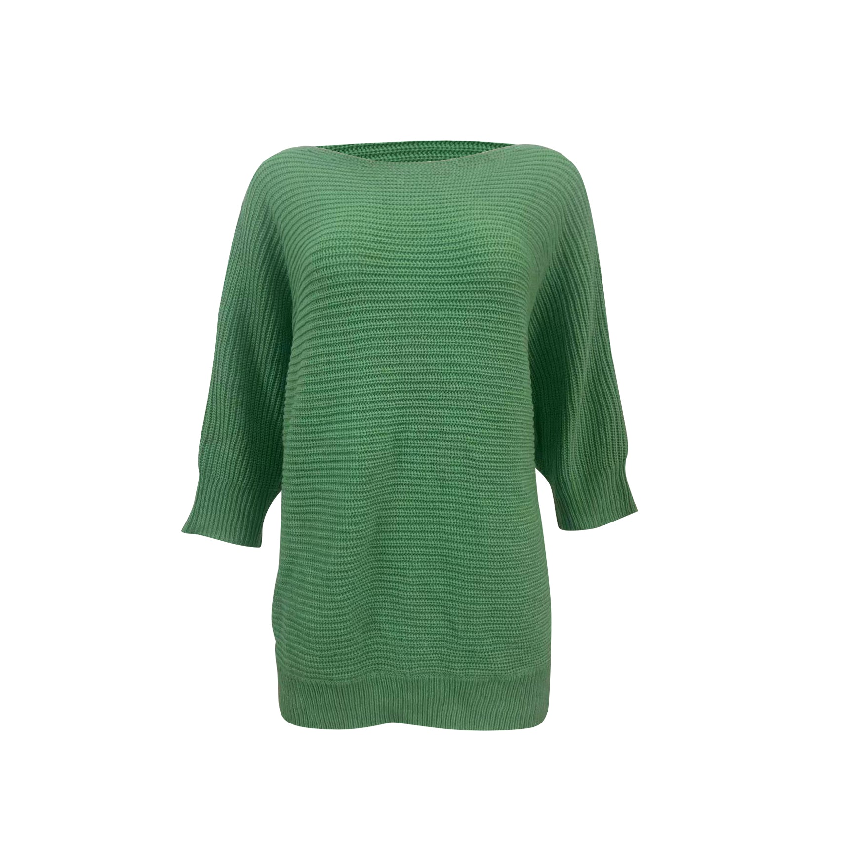 Florcoo Casual O Neck Sweater - Versatile Solid Colors