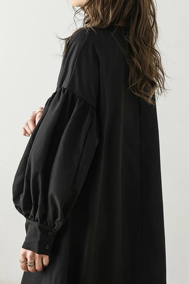 Casual Solid Zipper O Neck A Line Dresses - Fashionpara