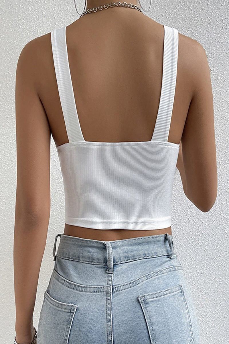 Sexy Solid Tops - Fashionpara