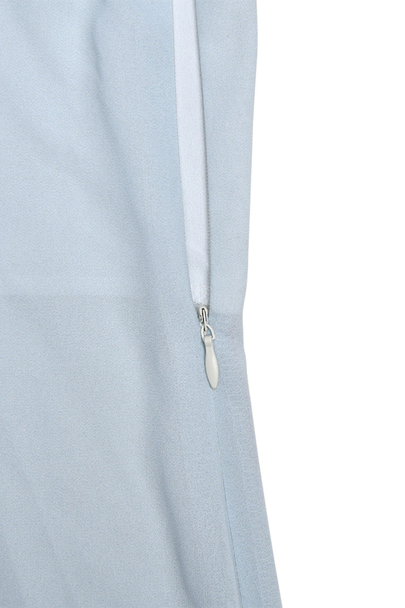 Sexy Print Flowers See-through Sling Dresses Fashionpara