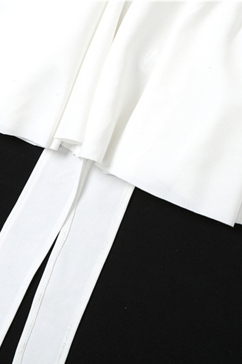 Sweet Simplicity Solid Backless With Bow Square Collar Evening Dresses - Fashionpara