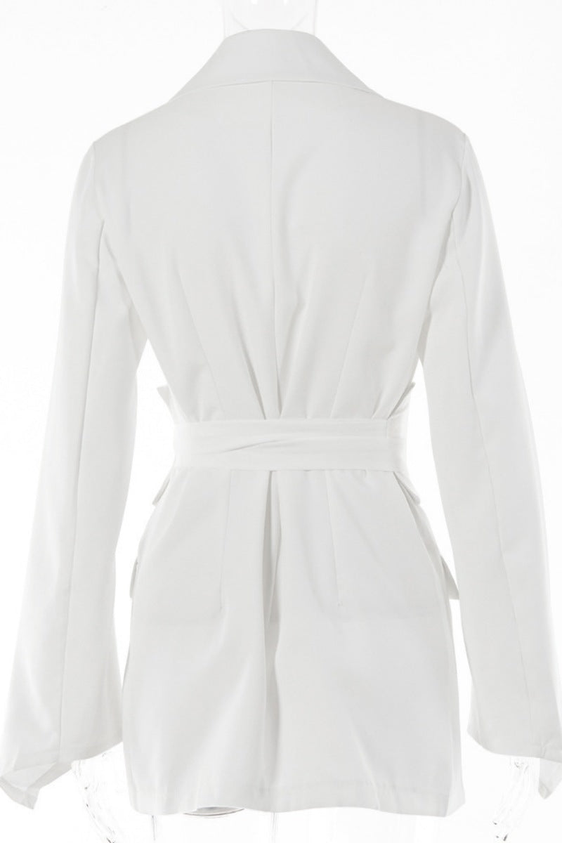 Bohonini Casual Patchwork Turn-back Collar Outerwear Jacket