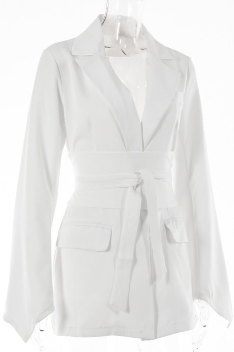 Bohonini Casual Patchwork Turn-back Collar Outerwear Jacket