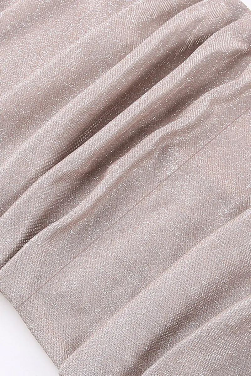 Sexy Prom Solid Color Backless Sequined Evening Dresses  Fashionpara