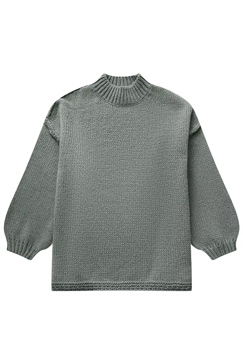 Bohonini Solid Color O Neck Sweaters for Everyday Comfort