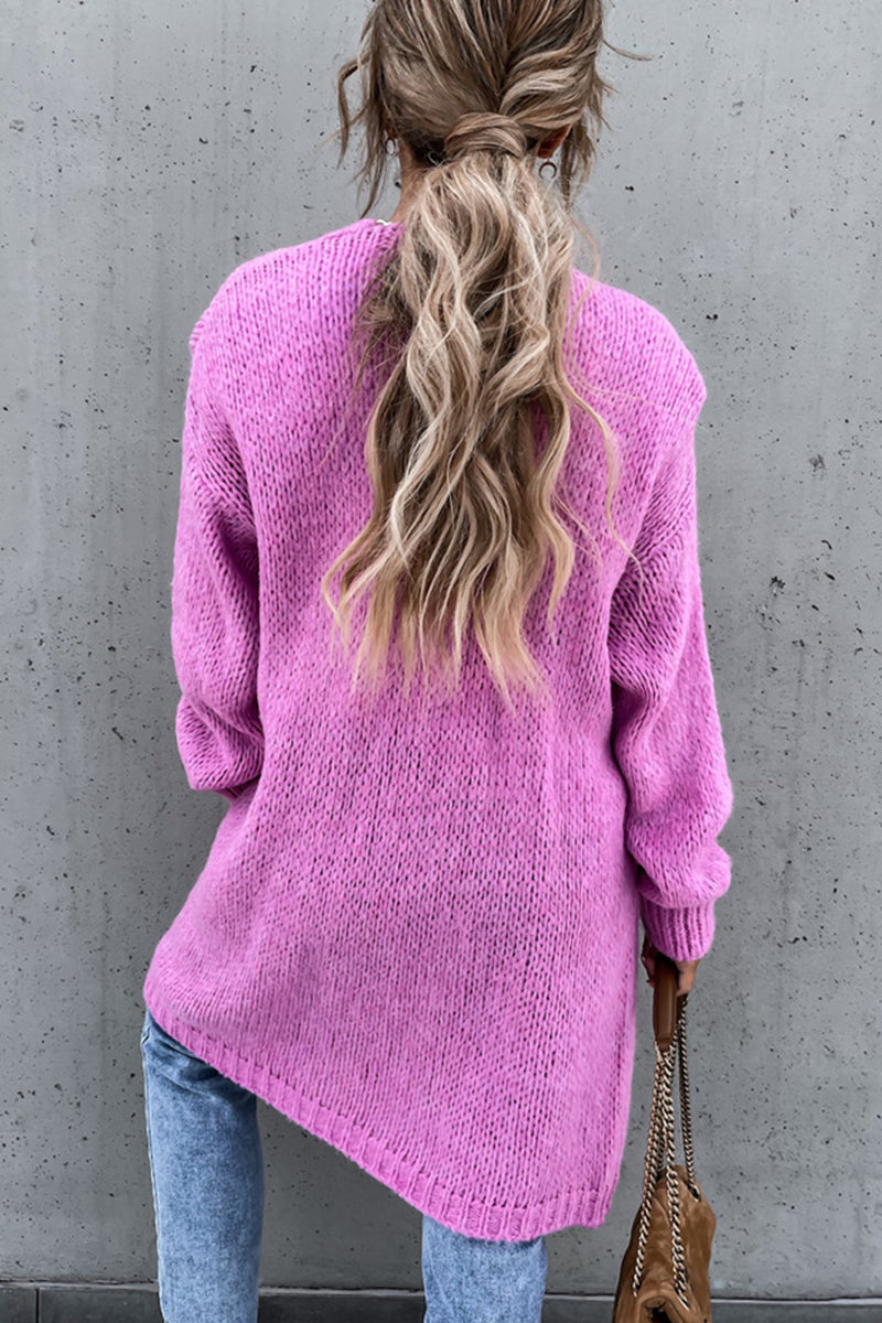 Flornana Casual Weave Cardigan - Stylish Comfort in 3 Colors
