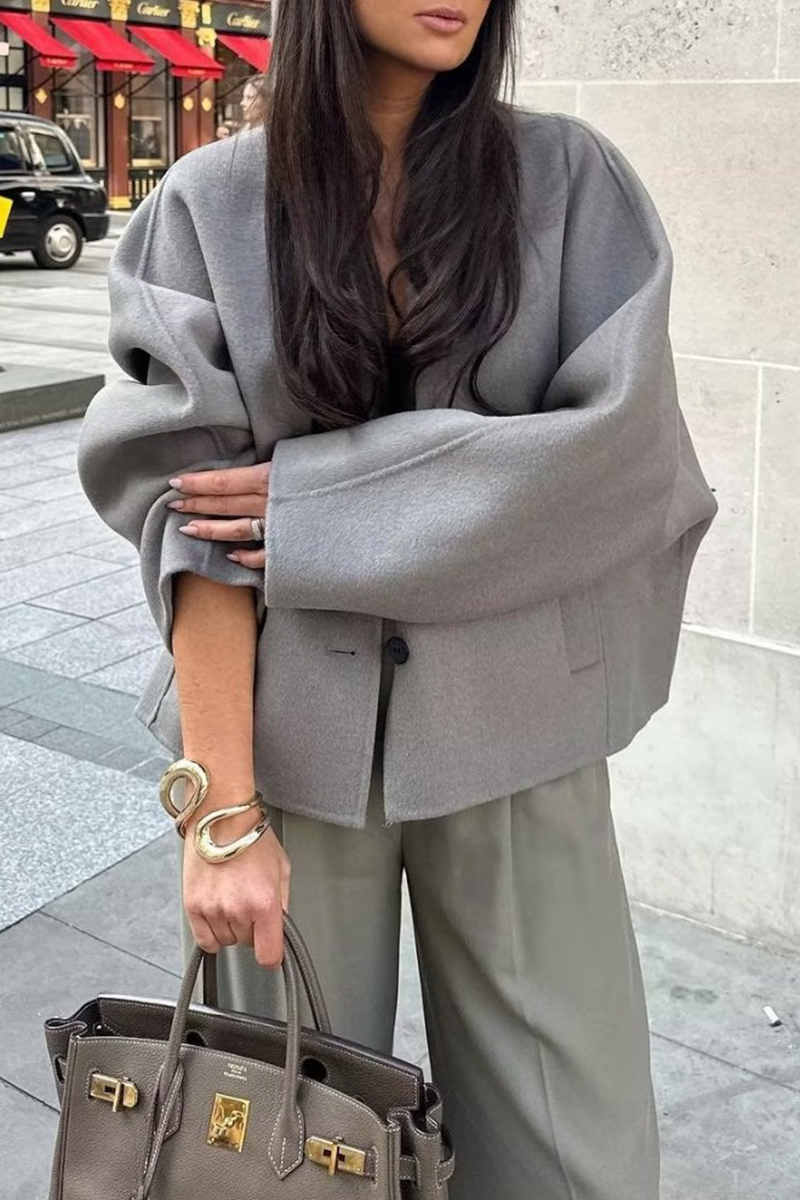 Florcoo V Neck Button Cardigan - Effortless Casual Style