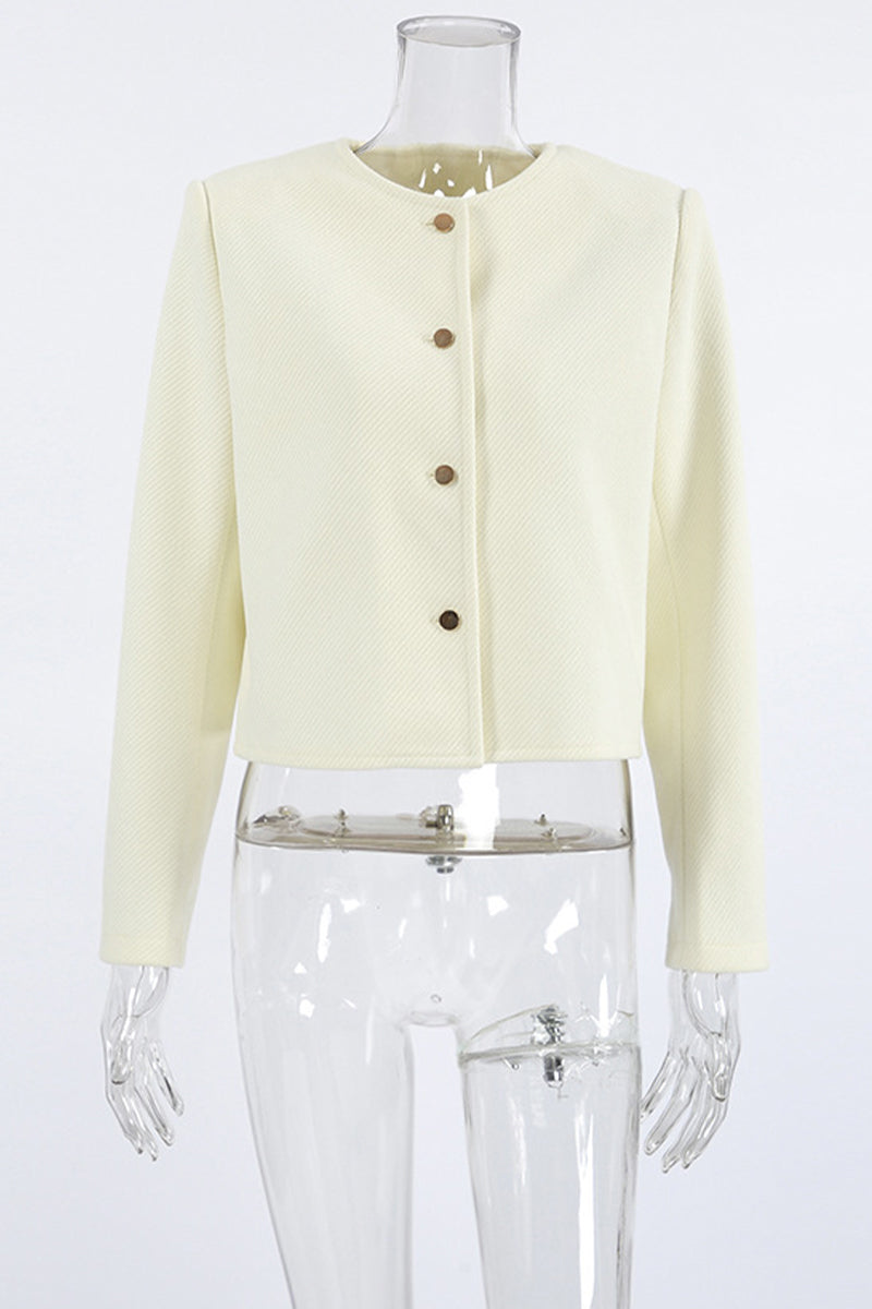 Bohonini Casual Solid Color Button-Up Jacket for Everyday Wear