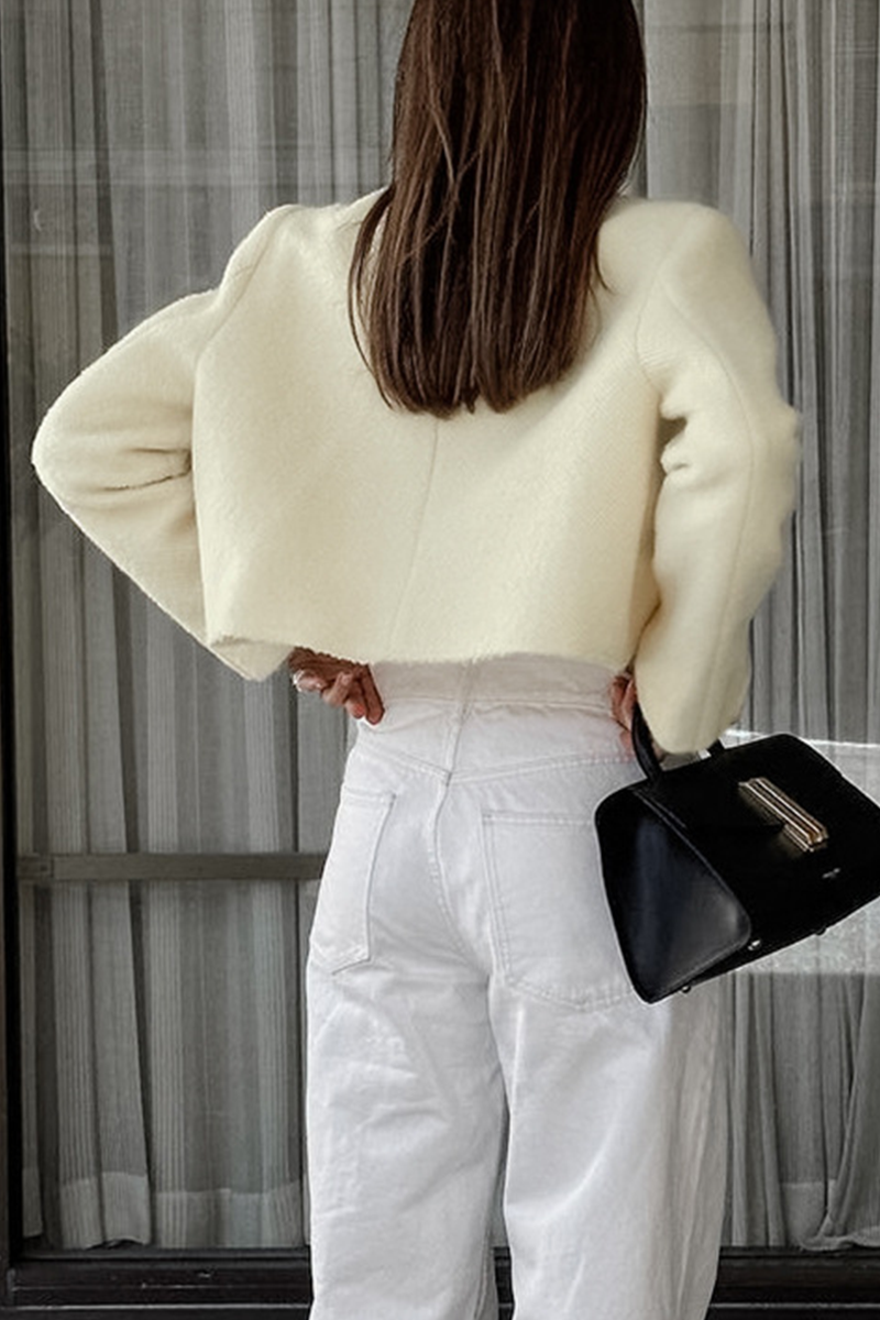 Bohonini Casual Solid Color Button-Up Jacket for Everyday Wear