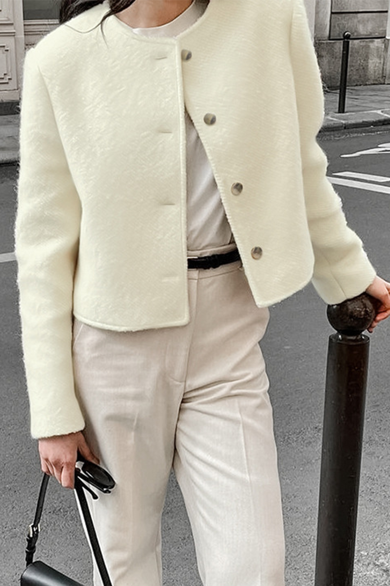 Bohonini Casual Solid Color Button-Up Jacket for Everyday Wear