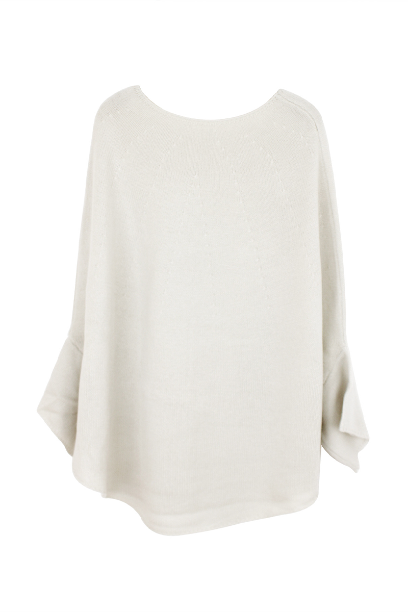 Bohonini Casual Solid Color Knit Sweater for Everyday Wear