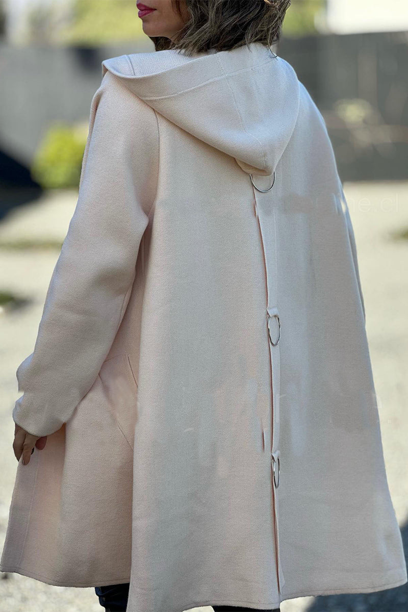 Hooded Casual Daily Outerwear with Pocket Buttons - 8 Colors