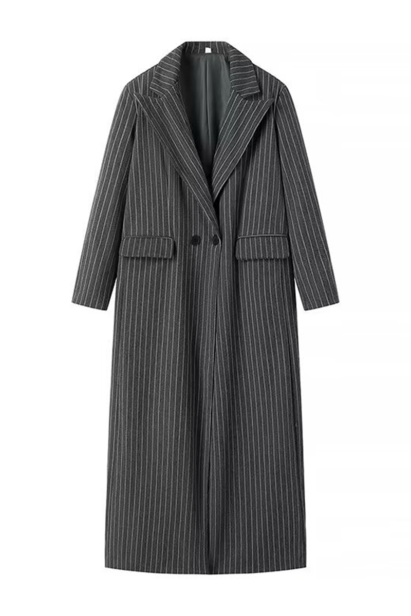 Bohonini Casual Stripe Pocket Patchwork Outerwear Jacket