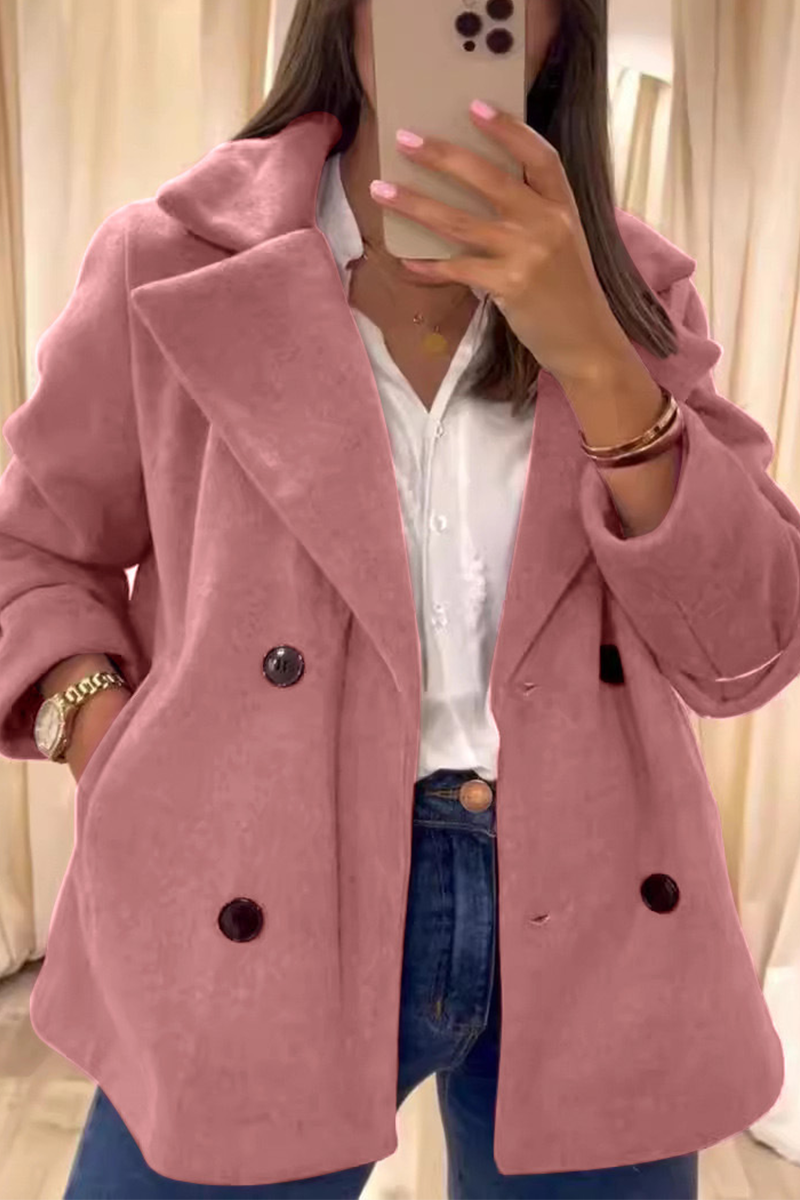 Casual Turndown Collar Blazer Outerwear in 6 Colors