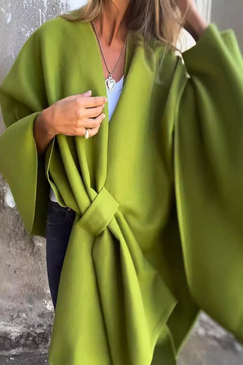 Bohonini Casual V Neck Blazer - Versatile Solid Color Outerwear